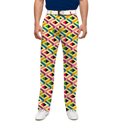 Loudmouth pánské kalhoty dlouhé "Block Party"