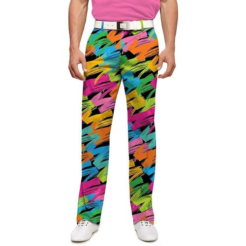 Loudmouth pánské kalhoty dlouhé "Broad Strokes" StretchTech