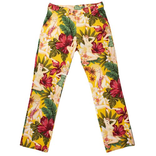 2024 Loudmouth pánské kalhoty dlouhé "Waikiki" StretchTech