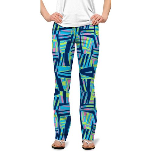 Loudmouth dámské kalhoty "Tiki Bar Blue"