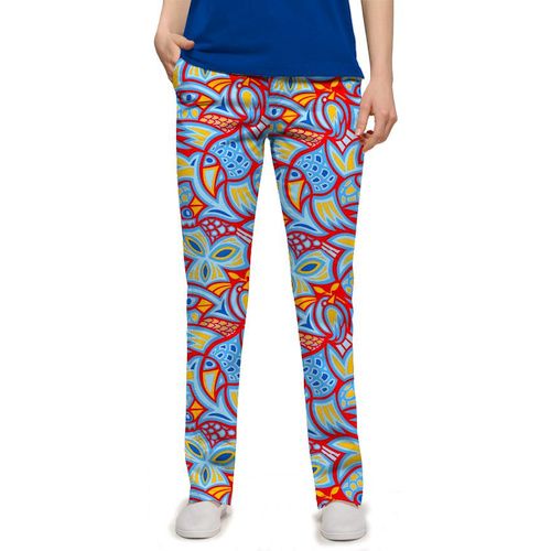 Loudmouth dámské kalhoty "Cock -A-Doodle-Doo"